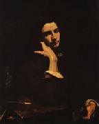 Gustave Courbet The Man with the Leather Belt USA oil painting artist